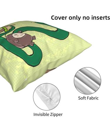 YYHHAOFA Sunflower Seeds Earthworm Snake Picture Universal Pillowcase for All Seasons 12"x12" : Soft and Comfortable Suitable for car Sofa Black 12" x 12" - Buy Online on SooperMarket.com