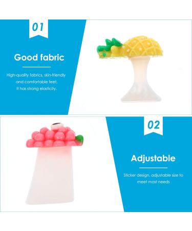FRCOLOR Silicone Toe Separators and Nail Spacers - 24PCS Fruit Shape Dividers for Nail Polish and Pedicure DIY - Buy Online on SooperMarket.com