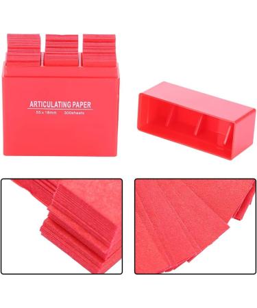 Buy 300 Soft Dental Anticultivation Papers - Orthodontic Care Strips | Red-Blue Bisper Dental Stripes for Tooth Care - Buy Online on SooperMarket.com