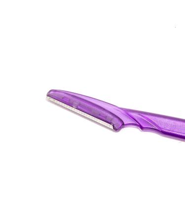 Almost Famous Women's Face Exfoliator Razors - Beauty Grooming Tool for Facial & Body Hair Removal - Purple, 6 Count - Buy Online on SooperMarket.com