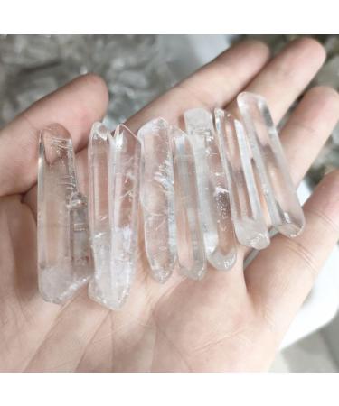 7pcs Natural Stone Crystal Specimen Clear Quartz Crystals Stones Health Stone Decoration Home Goods - Buy Online on SooperMarket.com
