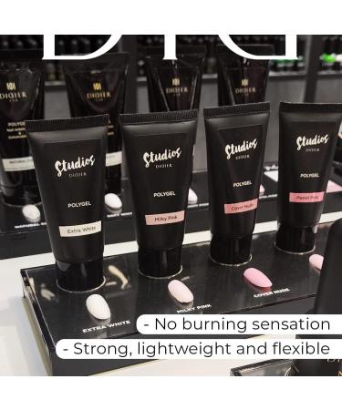 Didier Lab - Polygel Pastel Pink - Strong Nail Gel Builder for Extension - Resistant to Damage - Hard as Acrylic - Strengthener - Long Lasting - For Professional and Beginners - LED Lamp - 30g - Buy Online on SooperMarket.com