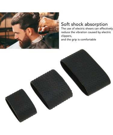 Socobeta Hair Clipper Grips Bands Silicone Barber Clipper Bands Slip Resistance Heat Resistance Electric Clipper Sleeve for Baber Tool - Buy Online on SooperMarket.com