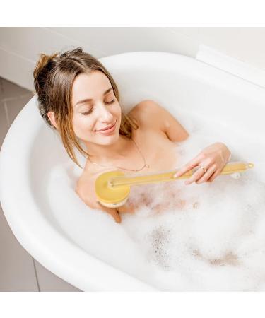 Long Handle Back Brush for Shower | Back Scrubber for Elderly, Disabled, Pregnant Women - Exfoliation & Skin Health - Buy Online on SooperMarket.com