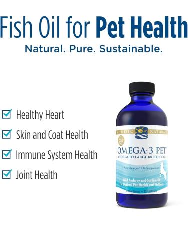 Omega-3 Pet Fish Oil for Cats and Small Dogs 237ml Lab-Tested Soy Free Gluten Free Non-GMO - Buy Online on SooperMarket.com