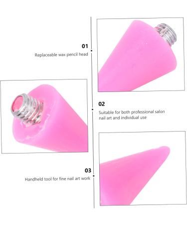 Healeved 6 Pcs Wax Head Rhinestone Dotting Pen Tips Nail Picker Replacement Tips Rhinestones Picker Tips Point Drill Pen Tip Rhinestone Picker Head Manicure Tools Nail Art Tool Pink Acrylic - Buy Online on SooperMarket.com