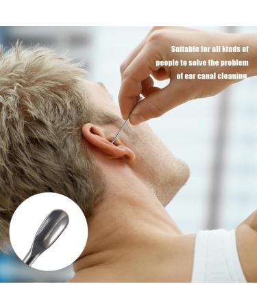 Portable Ear Cleaner Stainless Steel Ear Spoon Set Stainless Steel Ear Wax Remover Reusable Stainless Steel Ear Wax Remover Set Ear Wax Easily Removed Ideal for Personal and Home Use(NO.2) - Buy Online on SooperMarket.com