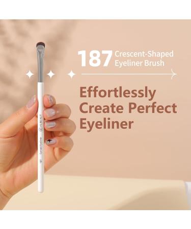 Eyeliner Brush - Crescent-Shaped Eyeliner & Brow Brush for Perfect Precision | International Shipping Available - Buy Online on SooperMarket.com