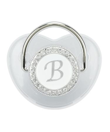Silicone Baby Pacifier for Toddlers 6-18 Months | Letter B - Safe & Comfortable Soothing Solution - Buy Online on SooperMarket.com