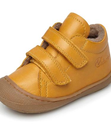 Naturino Cocoon VL Leather First Steps Shoes 7 UK Child Orange - High Quality Toddler Footwear - Buy Online on SooperMarket.com