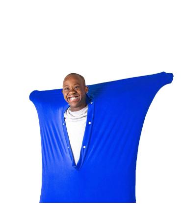 ZYUBOESO Compression Sock with Snug Sensory Sack Body Sock Calming Therapy Blanket Stress Relief Anxiety Autism ADHD ADD Tactile Items for Therapeutic Play (Color : Blue Size : L/Large) L/Large Blue