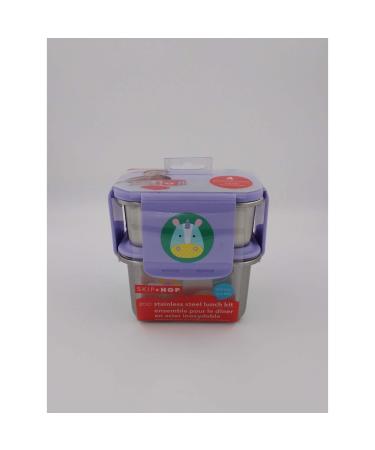 Skip Hop Zoo Stainless Steel Lunch Kit - Unicorn Unicorn Single
