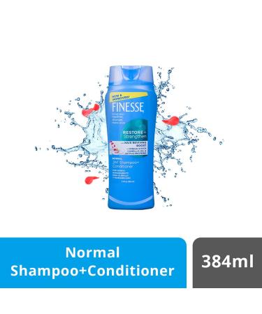 FINESSE 2 in 1 Texture Enhancing Shampoo & Unisex Conditioner - Self Adjusting 13 Ounce | Best for All Hair Types - International Shipping Available - Buy Online on SooperMarket.com