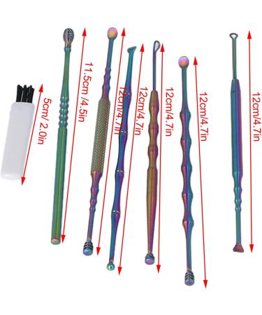 Colorful Ear Cleaning Kit - Gentle Ear Wax Remover with Comfortable Handle for Home & Travel - Buy Online on SooperMarket.com