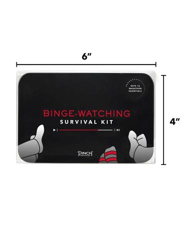 Binge-Watching Survival Kit for Friends & Family | 18 Essential Items for At-Home Spa Day | Fun Portable Gift Box - Buy Online on SooperMarket.com