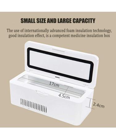 Insulin Refrigerator Mini Fridge 2-8 C Medical Refrigerator Camping Fridge Refrigerated Insulin/interferon/Growth Hormone/Vaccine/Eye Drops and Other Medicines - Buy Online on SooperMarket.com