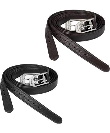 LeMieux Arika Stirrup Leathers Black 145cm - Buy Online on SooperMarket.com