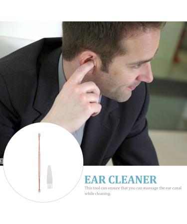 Healeved Spiral Ear Picker - Stainless Steel Ear Spoon & Ear Wax Removal Tool | Rose Gold Screw Back Earring - Ear Cleaner Accessory - Buy Online on SooperMarket.com