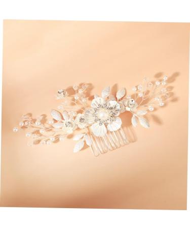 Mikinona Flower Comb Hair Comb for Bride Headpiece for Bride Wedding Bride Hair Comb Bridal Headpiece Bridal Hair Accessory Bridal Hair Accessories Hair Jewelry Wedding Hair Comb - Buy Online on SooperMarket.com