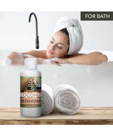 Buy Coconut Bathing Foam 1000ml | Relaxing Aromatherapy Spa Experience | Body Care & Wellness - Buy Online on SooperMarket.com
