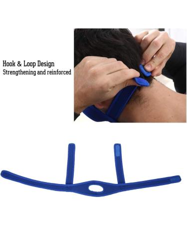 Adjustable Breathable Anti Snoring Chin Strap - Blue - for Men and Women - Buy Online on SooperMarket.com