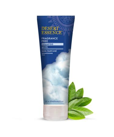 Desert Essence Organic Fragrance Free Shampoo - 2 Pack, 8 fl oz - Pure Unscented with Aloe Vera and Jojoba Oil - Soothes Sensitive Scalp, Nourishing Formula - No Parabens - Buy Online on SooperMarket.com