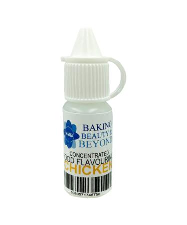 Baking Beauty and Beyond Concentrated Food Flavouring Oil - Food Grade Flavouring Oil for Candy Making Baking Lip Balm and Gloss - Chicken (10ml)