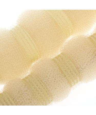 KALLORY Womens Hair Bun Maker 2pcs - French Hair Clip Styling Accessory - Beige Donut Chignon Curler - Buy Online on SooperMarket.com