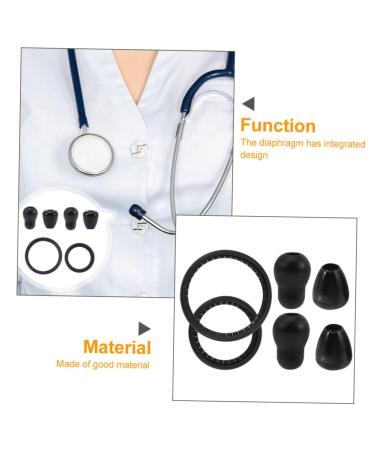Buy Gatuida 4 Sets Stethoscope Diaphragm Accessories for Pediatric Replacement | Stethoscope Parts & Kits | International Shipping Available - Buy Online on SooperMarket.com