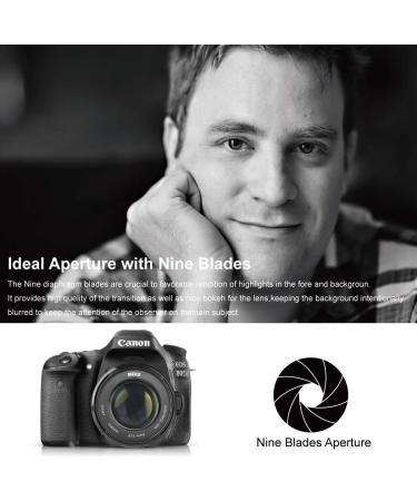 Meike 85mm f1.8 Telephoto Lens for Canon EOS EF Mount Digital SLR Camera | Full Frame Auto Focus | Compatible with APS-C Bodies | 1D 5D3 5D4 6D 7D 70D 550D 80D - Buy Online on SooperMarket.com