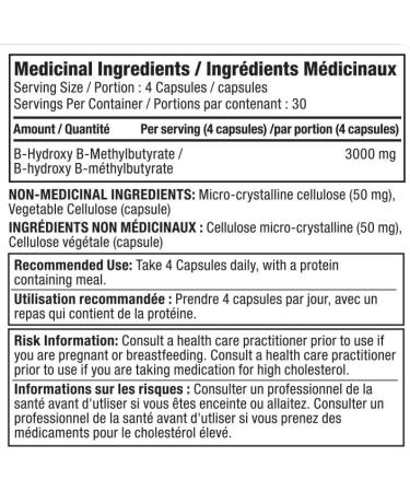 Pro Line HMB Capsules | 3000mg HMB (Beta-Hydroxy Beta-Methylbutyrate) 750mg Per Capsule | HMB Leucine Supplement for Muscle Growth Recovery Muscle Soreness Strength | 120 Capsules (Pack of 2) 120 count (Pack of 2) - Buy Online on SooperMarket.com