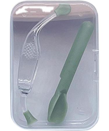OUEYFER Soft Silicone Shovel Tweezet Set for Easy Contact Lens Insertion & Removal - Portable Gray Organizers & Accessories - Buy Online on SooperMarket.com