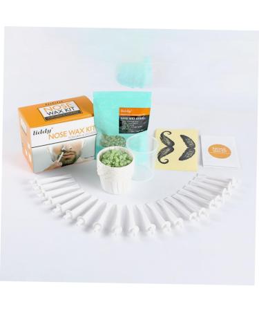 Hair Removal Wax Kit - Nose Hair Removal Wax Beans & Multipurpose Cleaning Set for Smooth Skin - Buy Online on SooperMarket.com