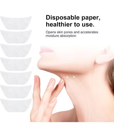 Neck Mask Sheets 100 Sheets Disposable Neck Mask Paper Ultra Thin Silk Neck Pads for DIY Skin Care Moisturizing Firming - Buy Online on SooperMarket.com