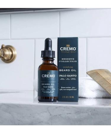 Cremo Reserve Collection Palo Santo Beard Oil - 30ml | Argan & Jojoba Oils - Buy Online on SooperMarket.com