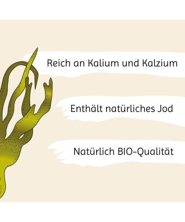 Algae Shop Bio Kombu Leaves - 100g | Edible Atlantic Algae for Dashi | Vegan & Raw Food - Buy Online on SooperMarket.com