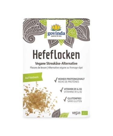 Govinda - Rice-based yeast flakes - 100 g - pack of 6