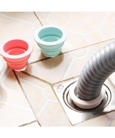 JZK 4X Plastic Deodorant sealing plug for kitchen drain pipe Washing Machine drain pipe seal Bathroom basin sink drain hose seal kitchen waste pipe seal ring - Buy Online on SooperMarket.com