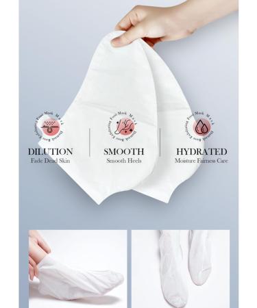 Foot Peel Mask for Hard Skin 2 Pairs Foot Care Foot Moisturiser Exfoliating Sock Hydrating Peeling Foot Mask Foot Exfoliator Foot Masks for Callus Remove Repair Cracked Heel Dead Dry Skin(Rose) - Buy Online on SooperMarket.com