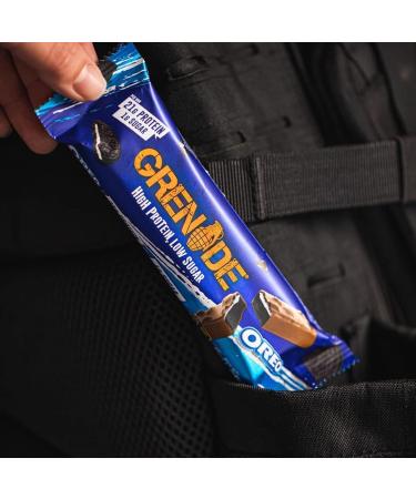 vapewaves Grenade High Protein Low Sugar Bar Oreo 60g Delicious Tasty And Twisty Treat Gift Hamper Christmas Birthday Easter Gift (12) 1.0 count - Buy Online on SooperMarket.com