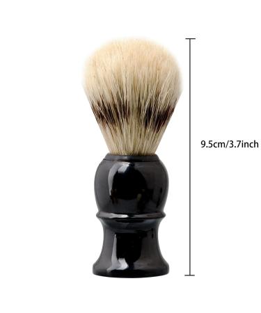 Magidaal Synthetic Hair Shaving Brush - Black PP Handle 3.7 Inch Hairdressing Accessory for Wet Shaving - Buy Online on SooperMarket.com