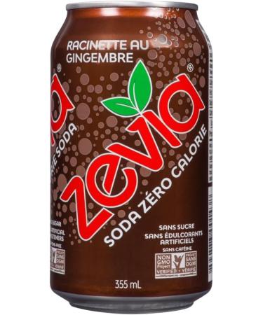 Zevia Ginger Root Beer zevia Zero calorie soda 24x355ml - Buy Online on SooperMarket.com