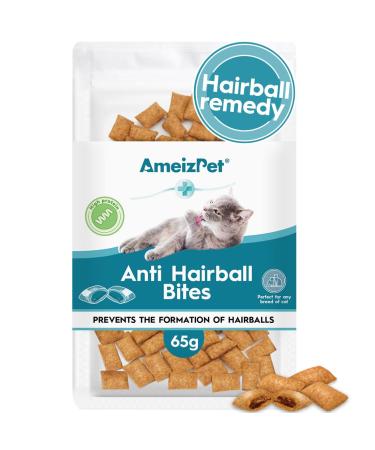 AmeizPet Anti Hairball Treats Hairball Remedy For Cats Cat Biscuits Hairball Treatment - Crunchy Hairball Cat Biscuits 65 g (2.3 oz)