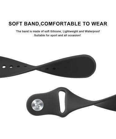 3 Pack Silicone Bands Compatible with Fitbit Versa 2 Bands for Women Men  Soft Breathable Sport Replacement Wristbands for Fitbit Versa 2 / Fitbit Versa/Versa Lite/Versa SE Black/Pink Sand/Grey - Buy Online on SooperMarket.com