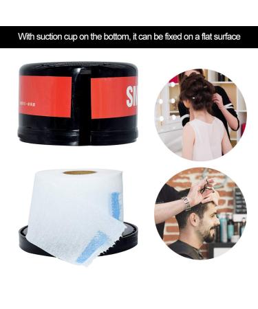 Durable ABS Paper Roll Holder with Suction Cup Base for Salon Use - Essential for Hairdressers | Clean & Efficient - Buy Online on SooperMarket.com