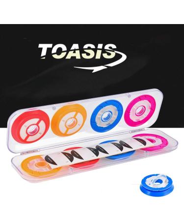 Toasis Fishing Snell Rig Holder Leader Line Spool 8pcs Set with Tackle Box - Buy Online on SooperMarket.com