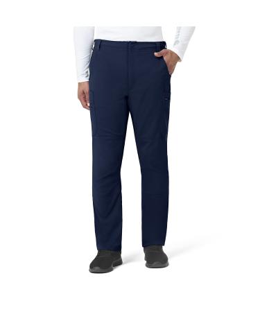 Carhartt Medical Men's Straight Leg Cargo Scrub Pant Small Navy