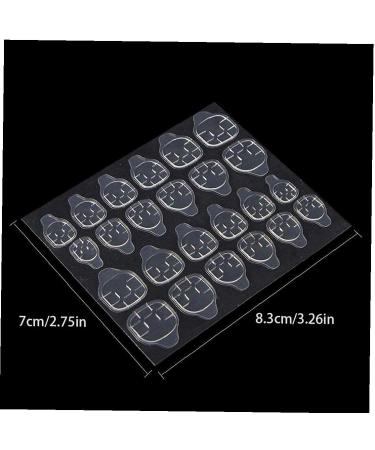 Double-Side Nail Adhesive Tabs Nail Jelly Double-Sided Adhesive Nail Glue Stickers 10 Sheets (240PCS) Professional and Attractive - Buy Online on SooperMarket.com