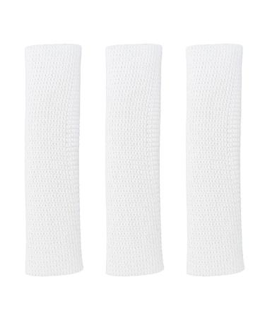 Toe Cushion Tube 3pcs Toe Tubes Sleeves Soft Corn Pad Protectors Finger Toe Separator Tubing Protector Toe Separator Tubing for Calluses Corn Blister XL