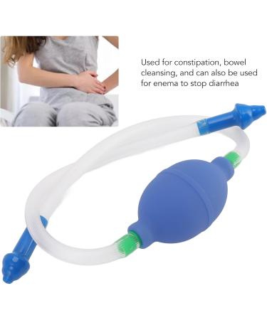 Enema Set for Constipation Relief | Blue Plastic Ball-Shaped Enema Syringe | International Shipping Available - Buy Online on SooperMarket.com